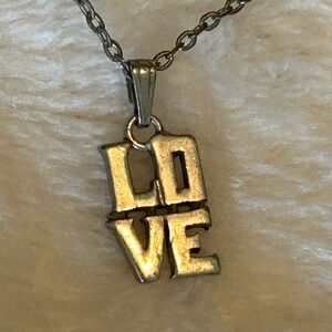 😉Bundle Days😉 Women’s Silver Toned Necklace Love Charm Features Small Key